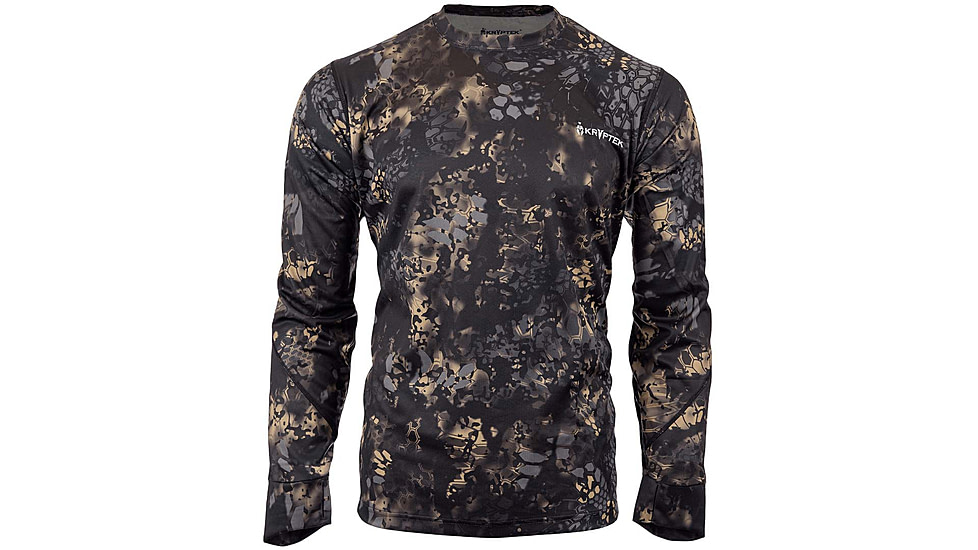 Kryptek Aura Long Sleeve Shirt - Mens, OBSKURA NOX, XS, 22AURLSNO2