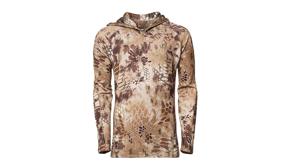 Kryptek Cronos Mens Fleece Hoodie, Highlander, M, NSN N, 18CROTH4