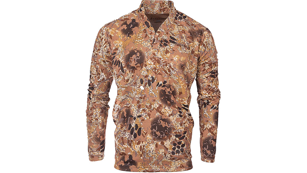 Kryptek Dalibor LT WT Rugby LS Shirt - Mens, Flyway, XXL/Reg, 21DALRLSFLY7
