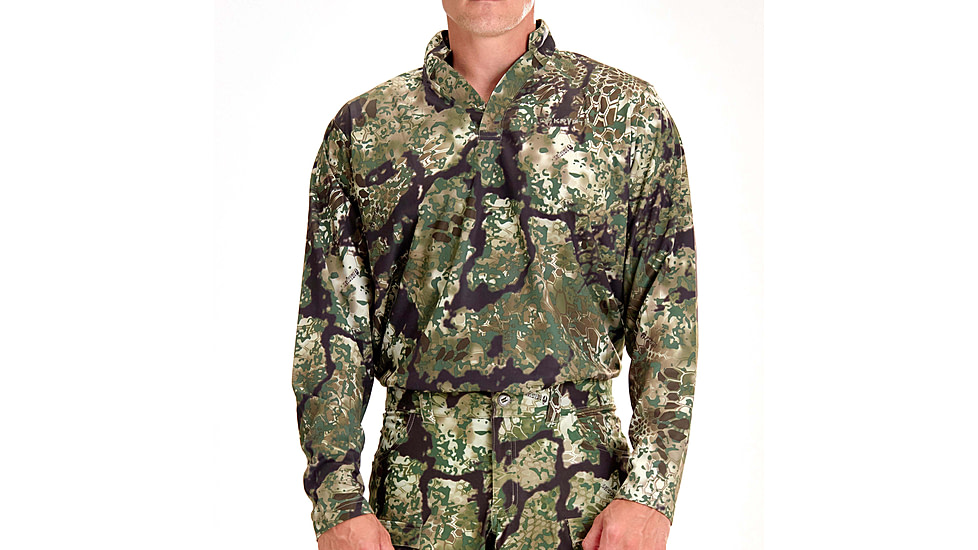 Kryptek Dalibor LT WT Rugby LS Shirt - Mens, Obskura Transitional, L/Reg, 21DALRLSTS5