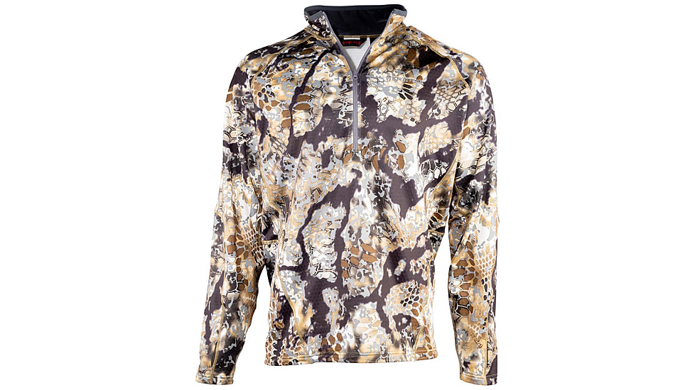 Kryptek Fleece Collection Cronos 1/2 Zip Jackets - Mens, Skyfall, Large, 18CROLSZSF5