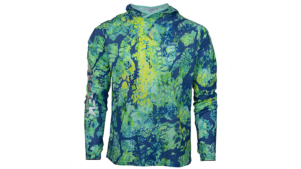 Kryptek Garden Banks Hoodie - Mens, Obskura Mahi Mahi, L/Reg, 22GRDHMM5