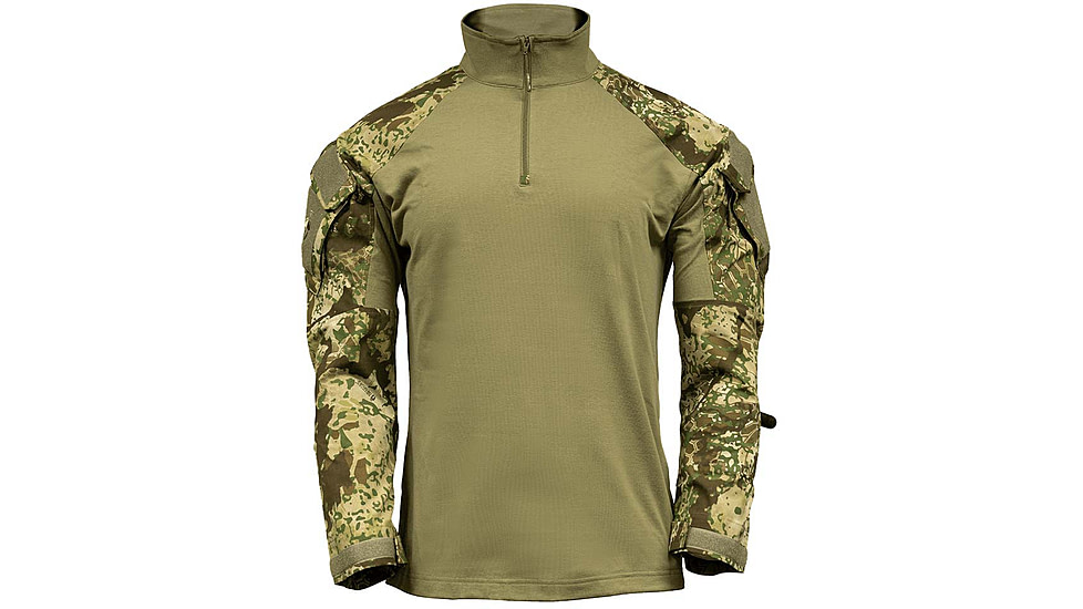 Kryptek Tactical III Long Sleeve Zip - Mens, Obskura Transitional, L/Reg, 19TACZLSTSSG5