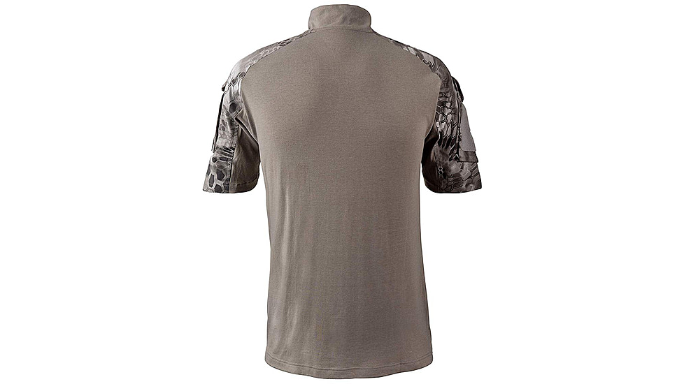 Kryptek Tactical Short Sleeve Rugby - Mens, Coyote/Highlander, Large, 19TACRSSCTH5