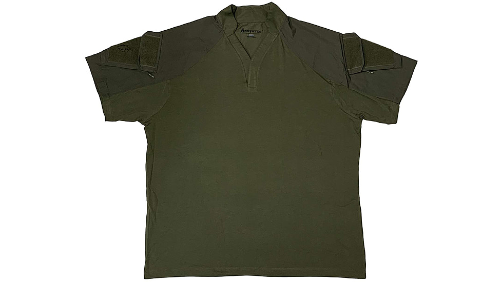 Kryptek Tactical Short Sleeve Rugby - Mens, Ranger Green, Medium, 19TACRSSRG4