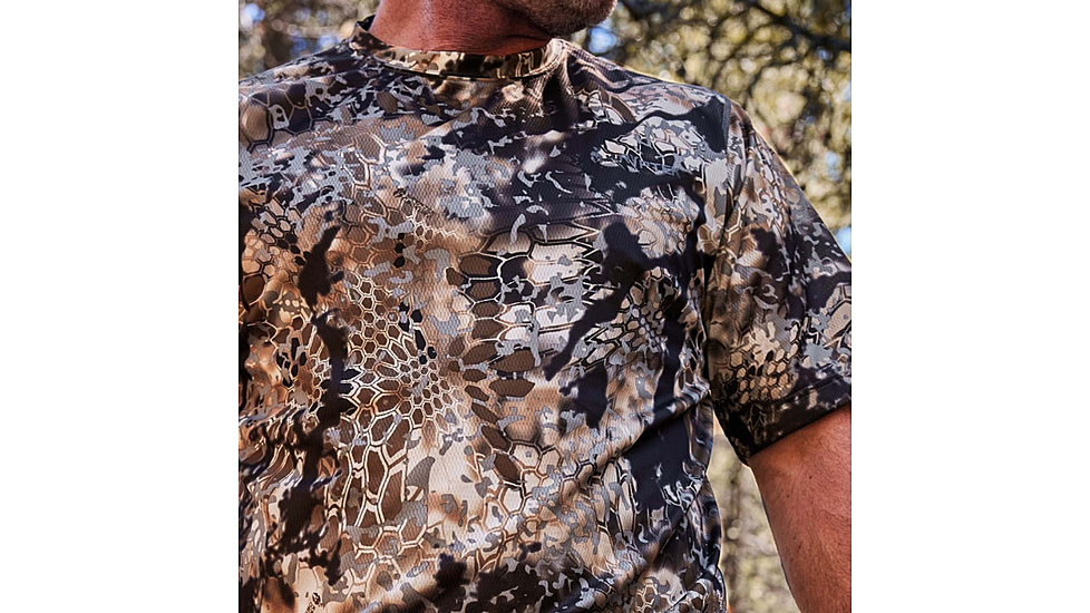 Kryptek Valhalla Collection Hyperion Short Sleeve Crew - Mens, Skyfall, Large, 16HYPSSCSF5