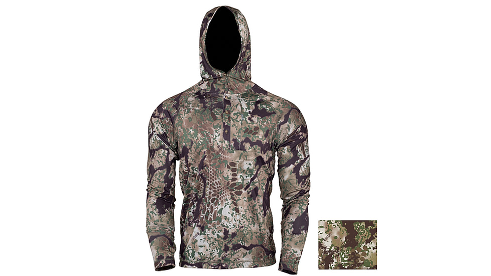 Kryptek Valhalla Collection Sonora Hooded Shirt - Mens, Transitional, Extra Small, 20SENHTS2