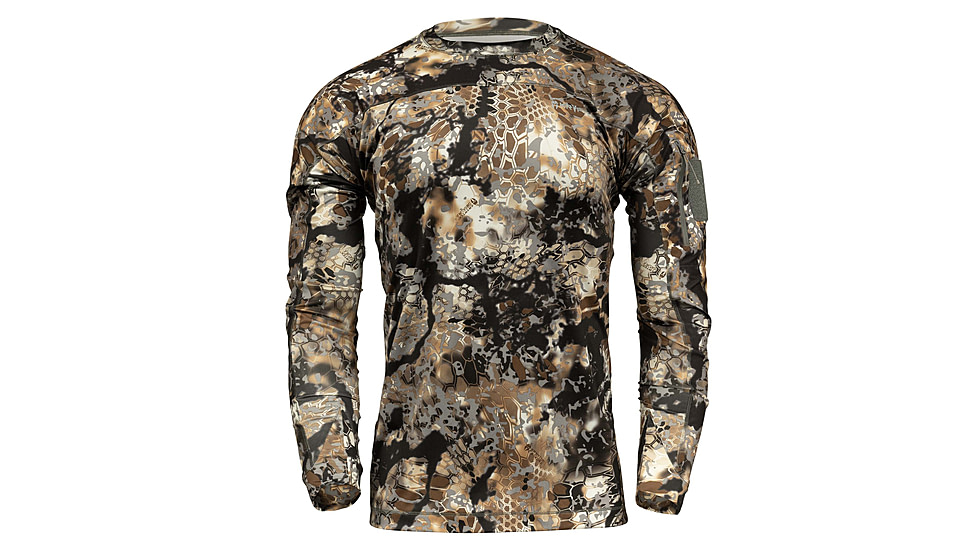 Kryptek Valhalla Long Sleeve Crew Shirt - Men's, Obskura Skyfall, XS, 18VALLSCSF2