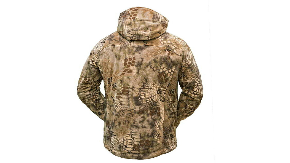 Kryptek Vellus Jacket - Mens, Large, Highlander, 16VELJH5