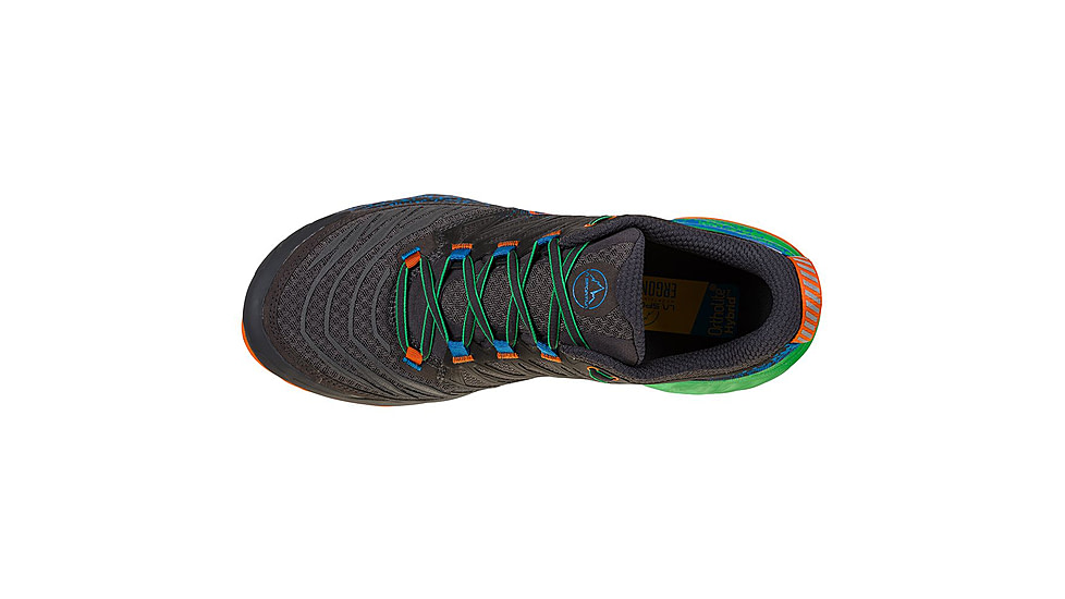 La Sportiva Akasha II Road Running Shoes - Mens, Carbon/Flame, 42.5, 56A-900304-42.5