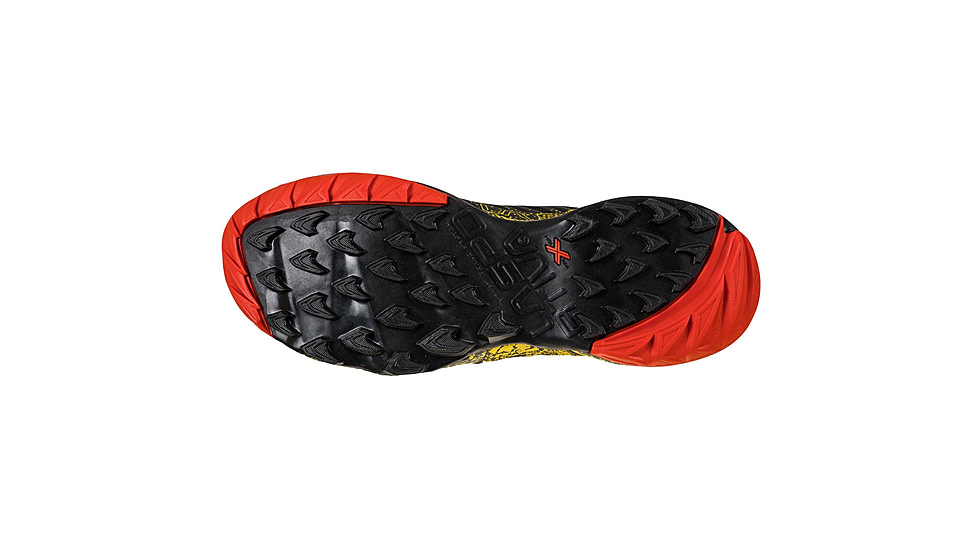 La Sportiva Akasha II Running Shoes - Mens, Black/Yellow, 47.5, 56A-999100-47.5