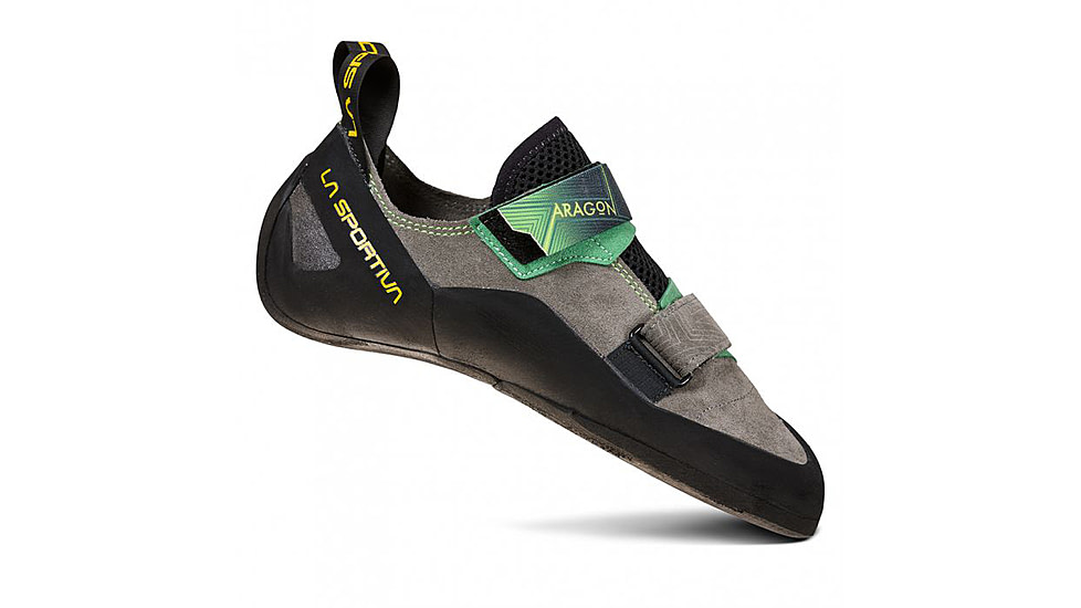 La Sportiva Aragon Climbing Shoes - Men's, Clay/Jasmine Green, 43.5, Medium, 30B-909717-43.5