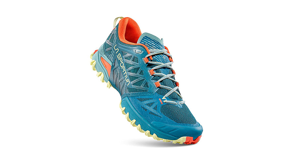 La Sportiva Bushido III Road Running Shoes - Womens, Everglade/Zest, 40.5, 56T-733736-40.5