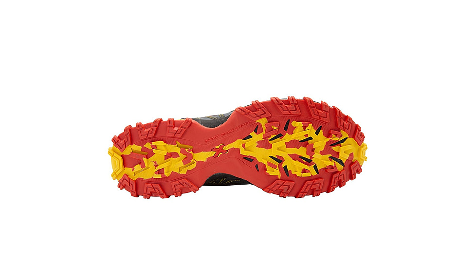 La Sportiva Bushido III GTX Road Running Shoes - Mens, Black/Yellow, 47.5, 56X-999100-47.5