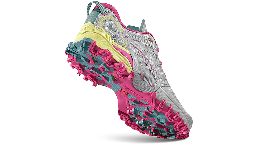 La Sportiva Bushido III Wide GTX Road Running Shoes - Womens, Moon/Springtime W, 42, 56V-913411W-42