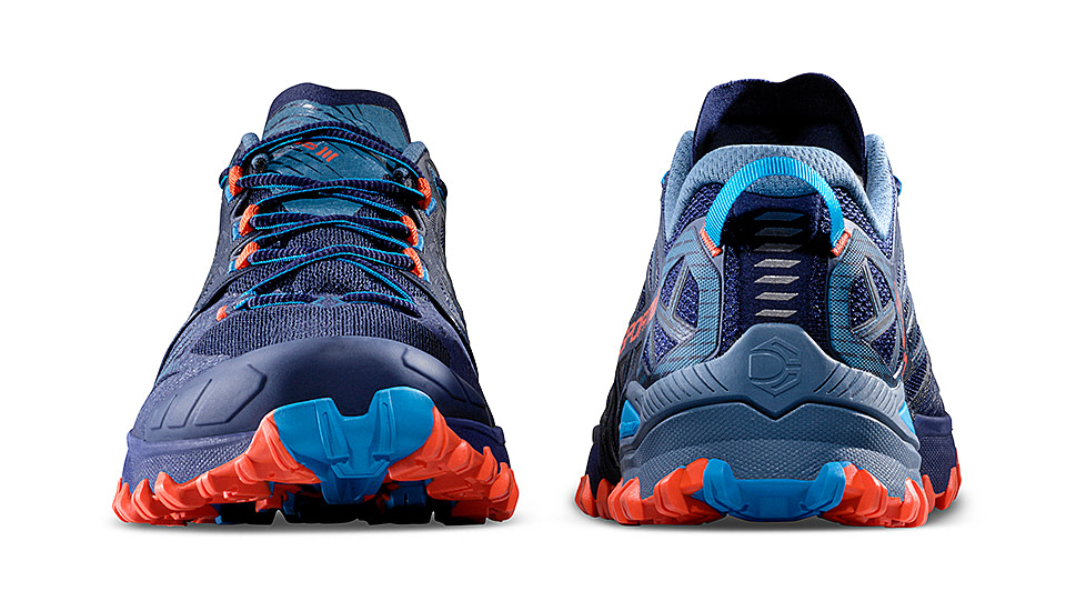 La Sportiva Bushido III Wide Road Running Shoes - Mens, Deep Sea/Cherry Tomato W, 44.5, 56U-643322W-44.5