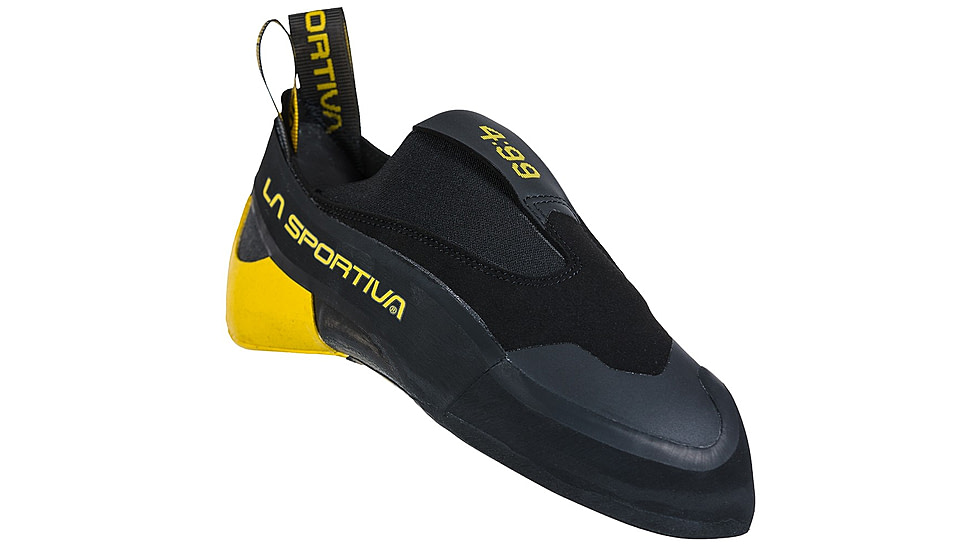 La Sportiva Cobra 4.99 Climbing Shoes - Mens, Black/Yellow, 35, ZFCS017-K00Y00-35