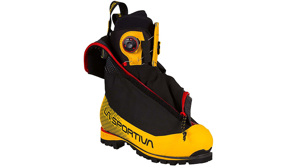 La Sportiva G2 Evo Mountaineering Boots - Men's, 43 Euro, Medium, Black/Yellow, 21U-999100-43