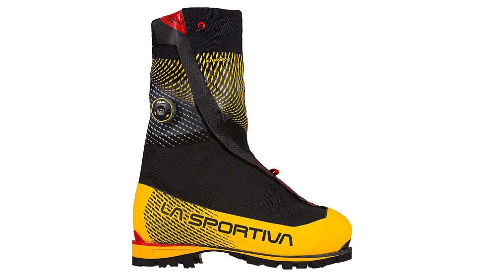 La Sportiva G2 Evo Mountaineering Boots - Men's, 43 Euro, Medium, Black/Yellow, 21U-999100-43