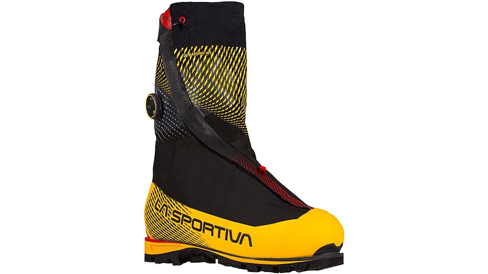 La Sportiva G2 Evo Mountaineering Boots - Men's, 43 Euro, Medium, Black/Yellow, 21U-999100-43