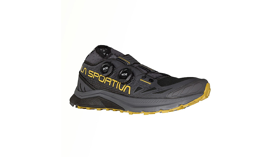 La Sportiva Jackal II Boa Running Shoes - Mens, Black/Savana, 44.5, ZFRS098-K00E32-44.5