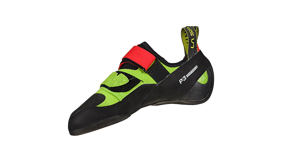 La Sportiva Kubo Climbing Shoes - Mens, Goji/Neon, 42.5, ZFCS024-R14E20-42.5