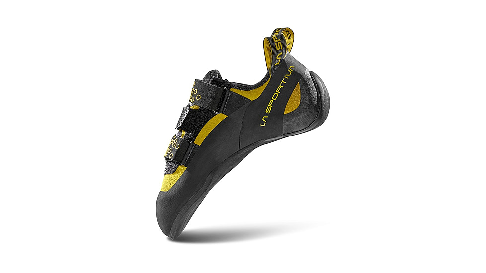 La Sportiva Miura VS Climbing Shoes - Mens, Black/Yellow, 39.5, ZFCS036-K00Y00-39.5