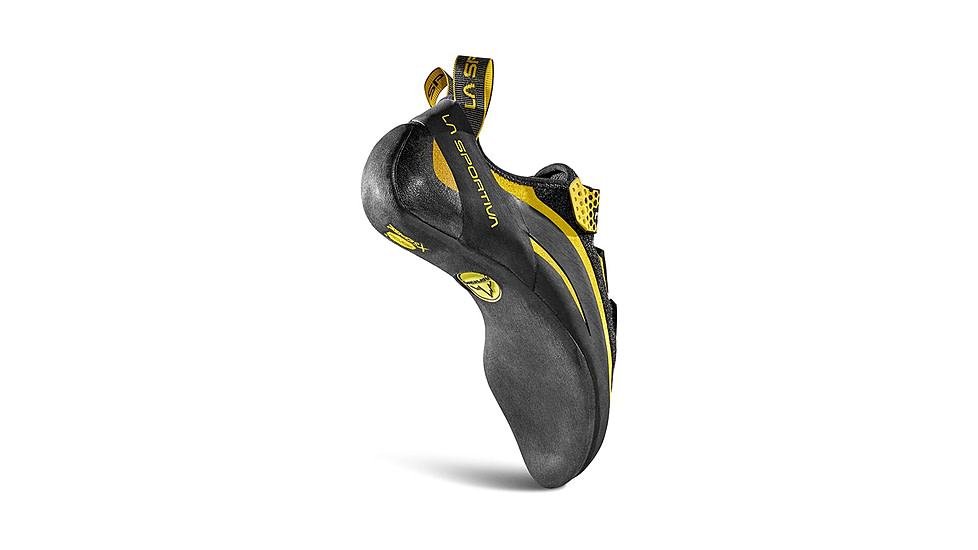 La Sportiva Miura VS Climbing Shoes - Mens, Black/Yellow, 39.5, ZFCS036-K00Y00-39.5