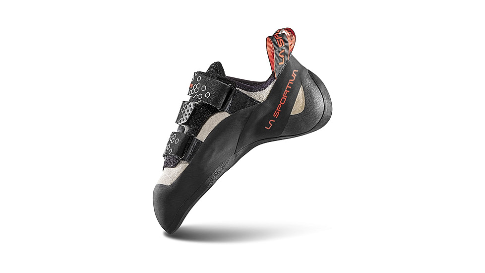 La Sportiva Miura VS Climbing Shoes - Womens, White/Cherry Tomato, 36, ZFCS037-W00R22-36