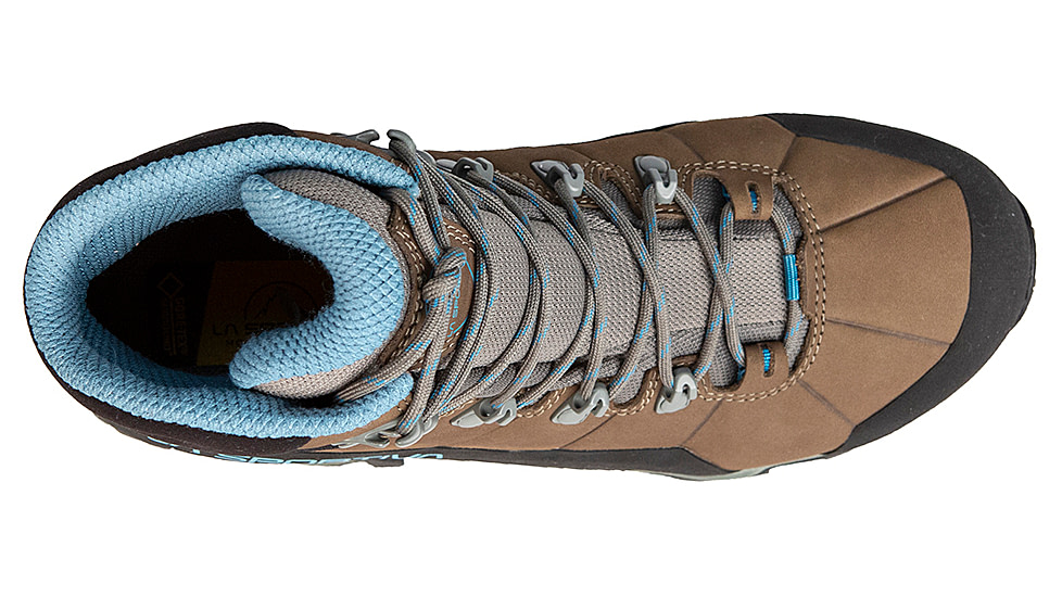 La Sportiva Nucleo High II GTX Hiking Shoes - Womens, Oak/Topaz, 40.5, 24Z-808624-40.5