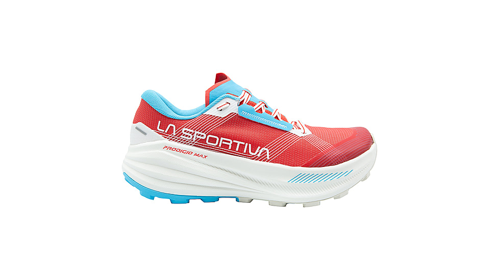 La Sportiva Prodigio Max Road Running Shoes - Womens, Hibiscus/Malibu Blue, 37.5 Euro, ZFRS107-P02B02-37.5
