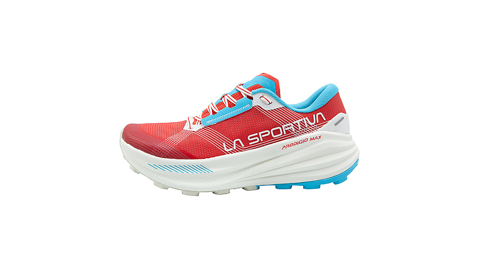La Sportiva Prodigio Max Road Running Shoes - Womens, Hibiscus/Malibu Blue, 37.5 Euro, ZFRS107-P02B02-37.5