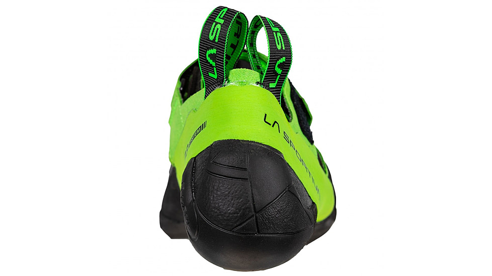 La Sportiva Skwama Vegan Climbing Shoes - Men's, Black/Flash Green, 42.5, ZFCS032-K00E24-42.5