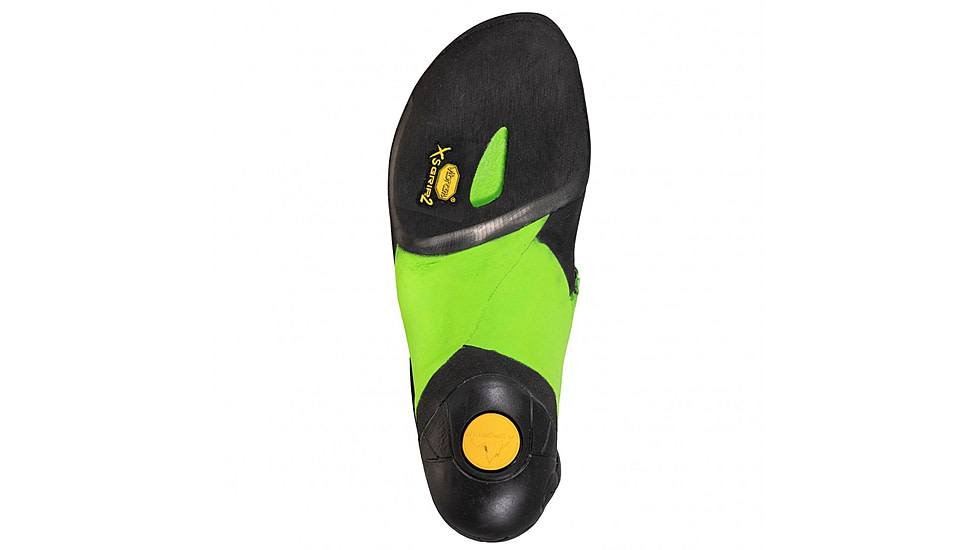 La Sportiva Skwama Vegan Climbing Shoes - Mens, Black/Flash Green, 42.5, ZFCS032-K00E24-42.5