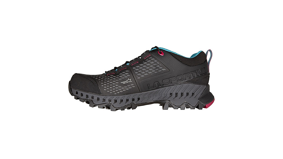 La Sportiva Spire GTX Hiking Shoes - Womens, Black/Topaz, 39, ZFHS095-K00B24-39