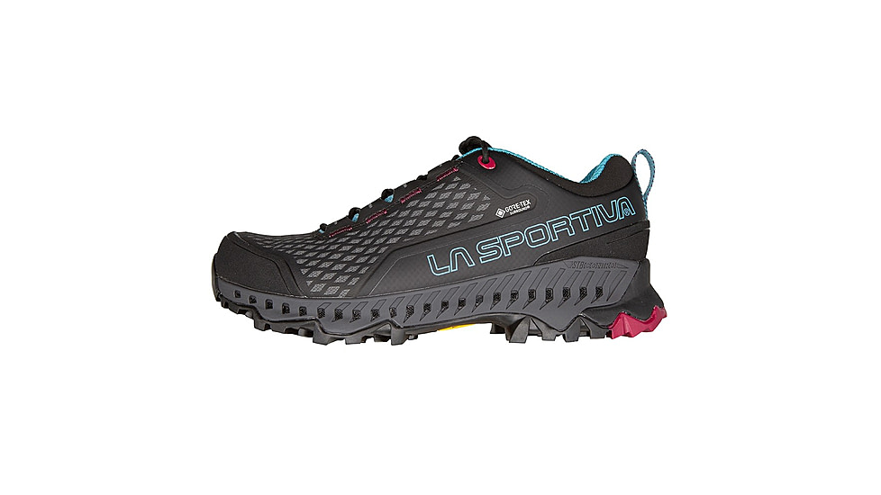 La Sportiva Spire GTX Hiking Shoes - Womens, Black/Topaz, 39, ZFHS095-K00B24-39