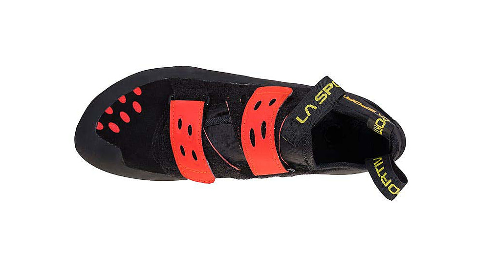 La Sportiva Tarantula Climbing Shoes - Mens, Black/Poppy, 37.5, Medium, 30J-999311-37.5