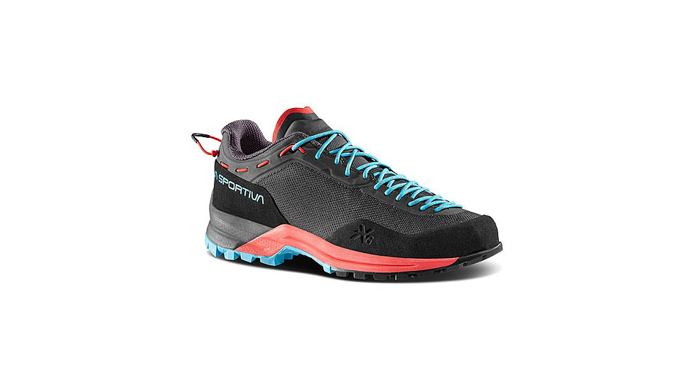 La Sportiva TX Guide Approach Shoes - Womens, Carbon/Hibiscus, 37.5, 27O-900402-37.5