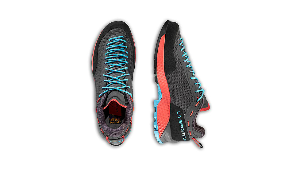 La Sportiva TX Guide Approach Shoes - Womens, Carbon/Hibiscus, 37.5, 27O-900402-37.5