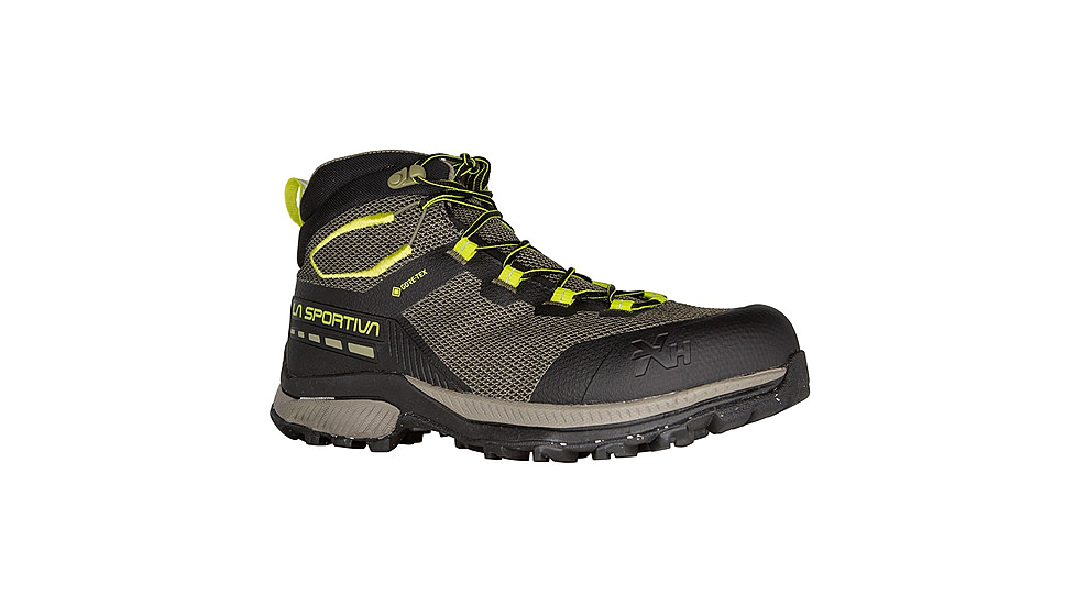 La Sportiva TX Hike Mid GTX Shoes - Mens, Black/Lime Punch, 43.5, 44Q-999729-43.5