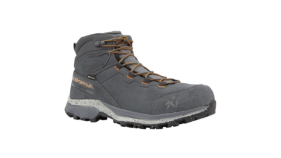 La Sportiva TX Hike Mid Leather GTX Shoes - Mens, Metal/Hawaiian Sun, 43.5, 44N-917208-43.5