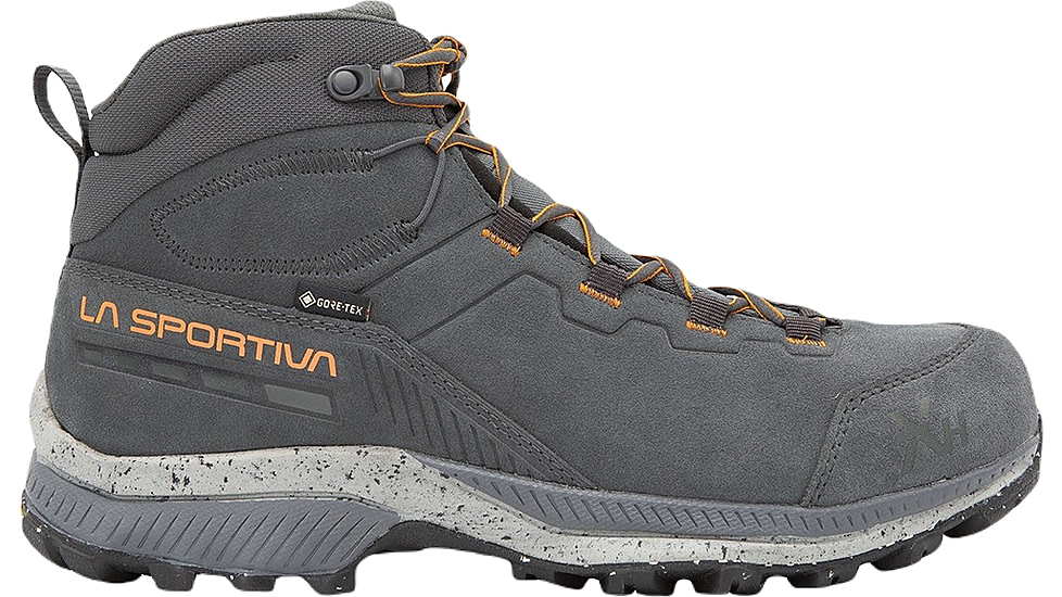 La Sportiva TX Hike Mid Leather GTX Shoes - Mens, Metal/Hawaiian Sun, 43.5, 44N-917208-43.5