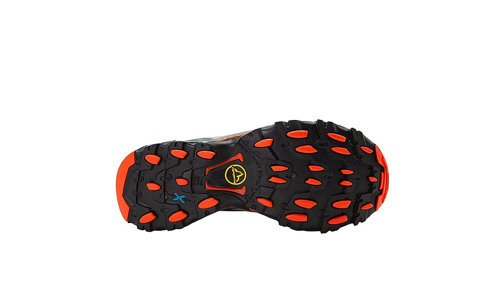 La Sportiva Ultra Raptor II Mid Leather GTX Hiking Shoes - Womens, Grey/Cherry Tomato, 43, ZFHS097-G01R22-43