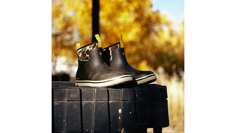 LaCrosse Footwear Alpha Deck Boot 6in - Mens, 14 US, Wide Width, Black Olive/Camo, 14, 621201-14W