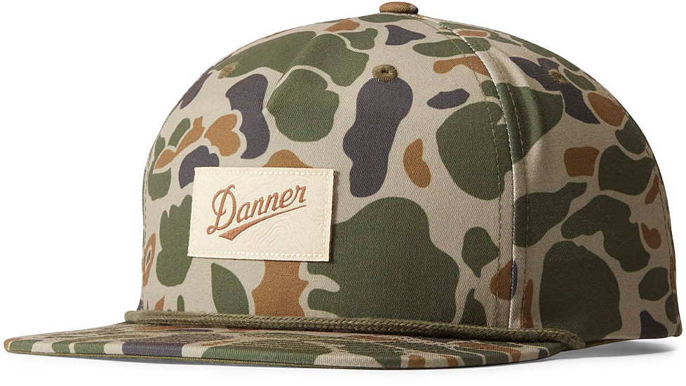 Danner Duck Camo Trucker Hat - Men's, Olive, One Size, 90721