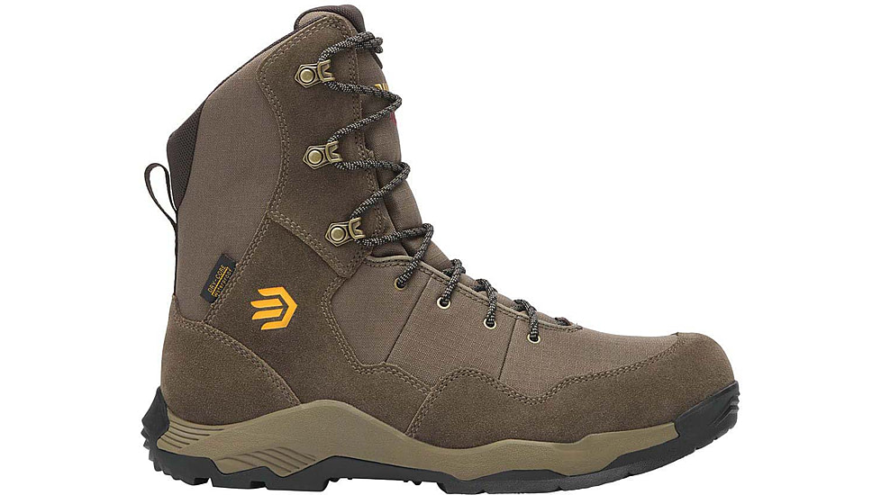 LaCrosse Footwear Ridgeback 400G Thinsulate Ultra 8in Hunting Boots - Men's, 9 US, Regular, Brown, 504222-9M