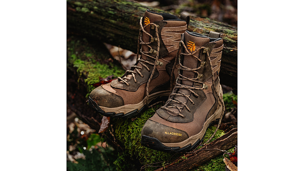 LaCrosse Footwear Windrose 8in Brown Size 9, 51336009