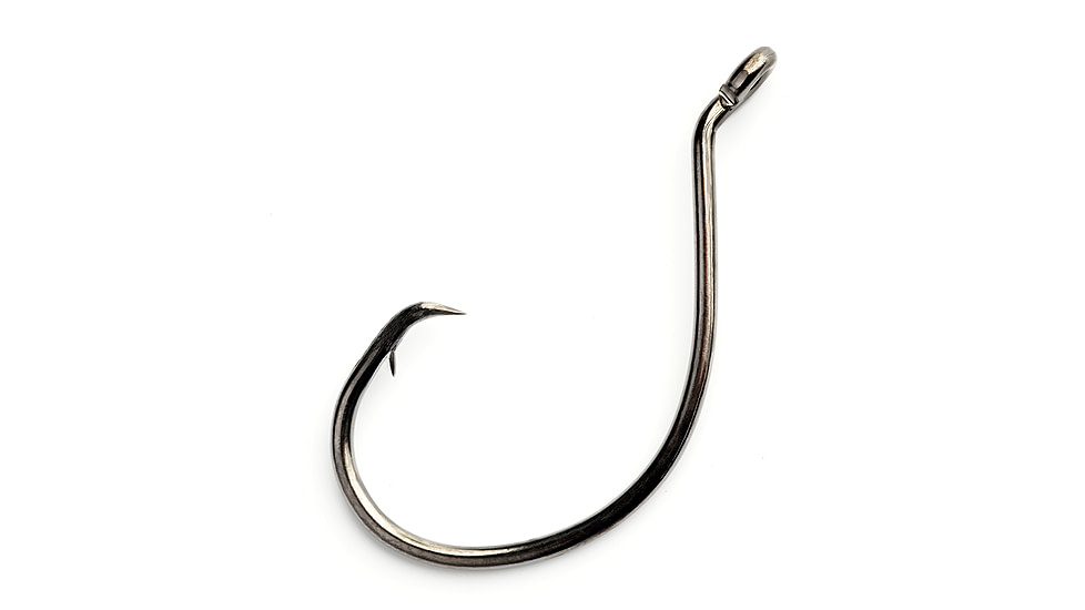 Lazer Sharp Circle Sea Hook,Non-Offset,Up Eye,Needlepoint,50-Box Hooks L2222F-5/0