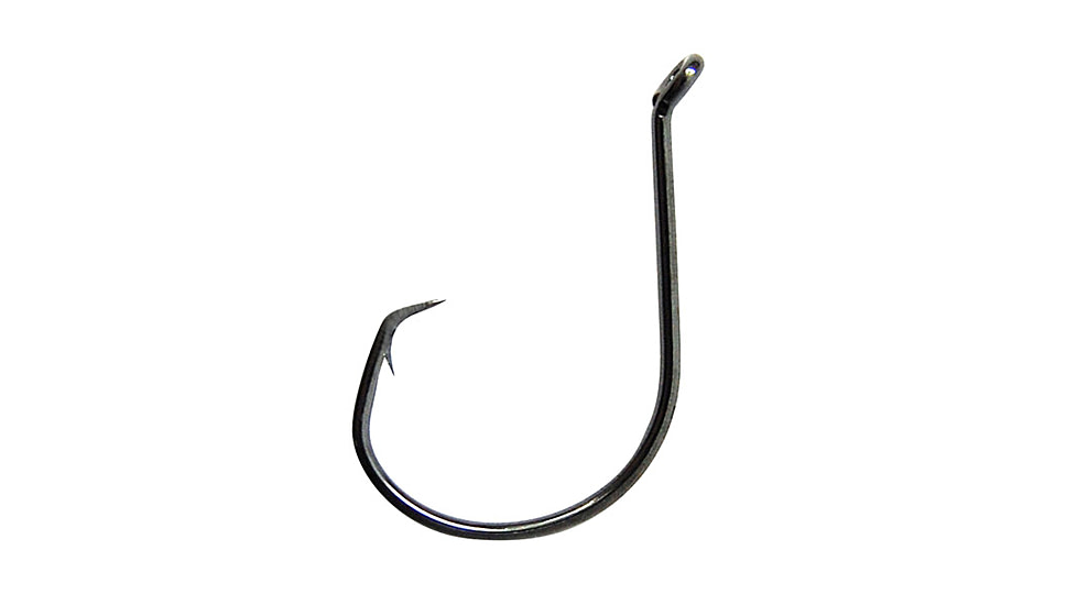 Lazer Sharp Octopus Circle Hook,Wide Gap,Non-Offset,Up Eye,Needlepoint,Platinum Black Plus,G-Pack Hooks L7228BPGH1/0