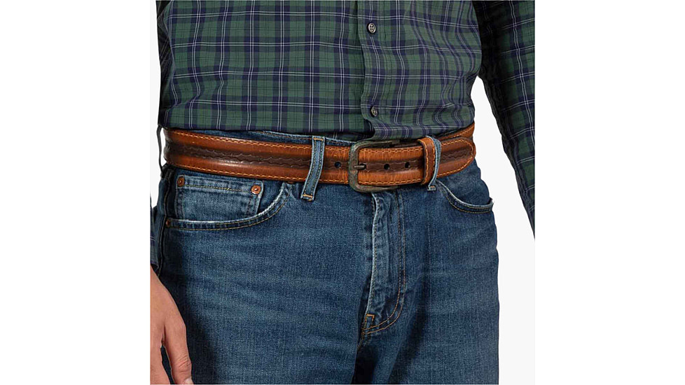 Lejon Big Timber Leather Belt - Mens, Honey, 42, VB-64063-42